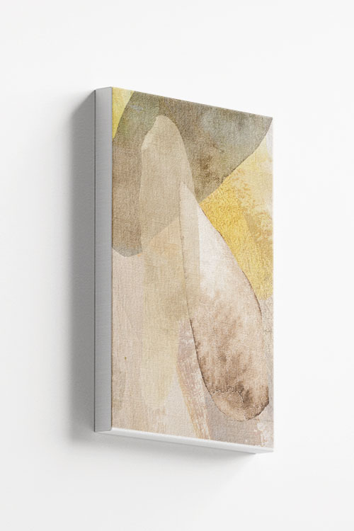 Texture stone shapes earth tone no. 2 Canvas