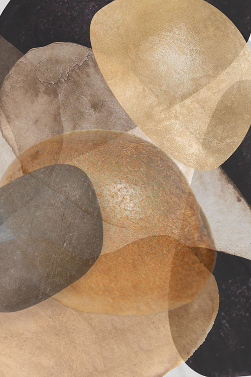 Texture Stone Shapes Earth Tone No 6 Poster Artdesign   Abs289 Texture Stone Shapes Earth Tone No. 6 01 