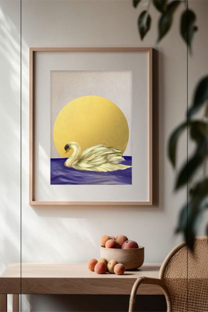 Birds collection Swan Poster