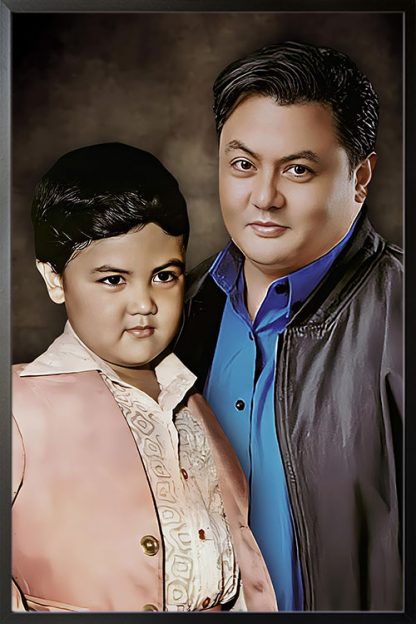 Niño Muhlach on Then and now poster art print.