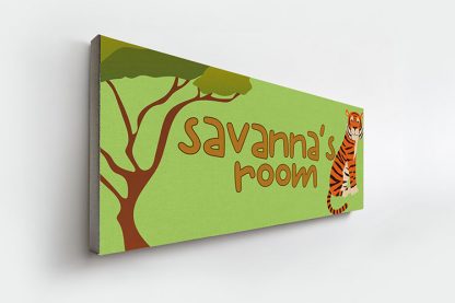 Jungle wilds custom kids room canvas no. 1