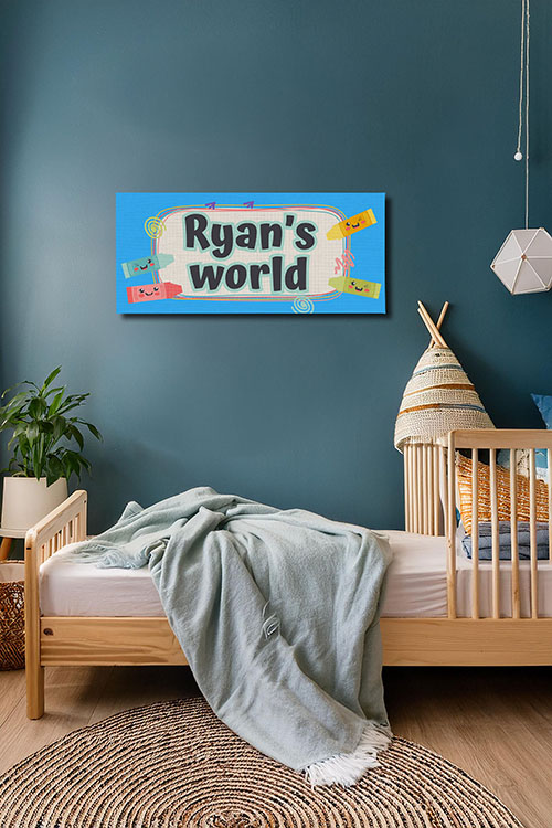 Creayons custom kids room canvas no.2