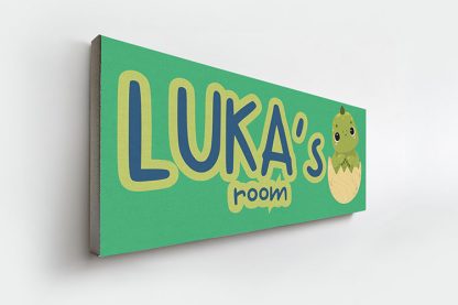 Dinosaur custom kids room canvas