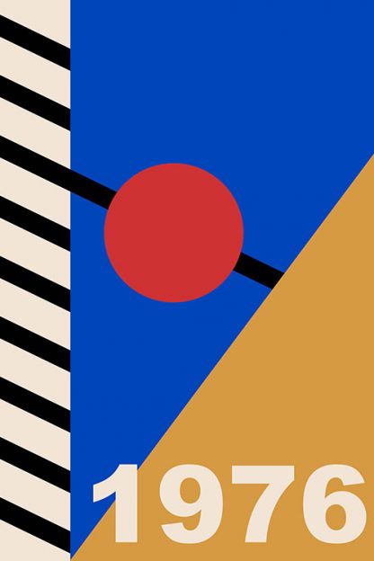 Bauhaus Inspired 1976 Poster