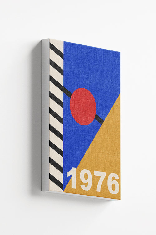 Bauhaus Inspired 1976 Canvas