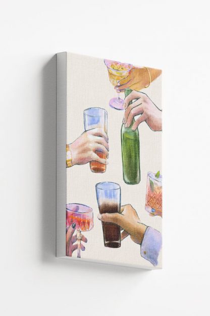 Alcohol variety canvas