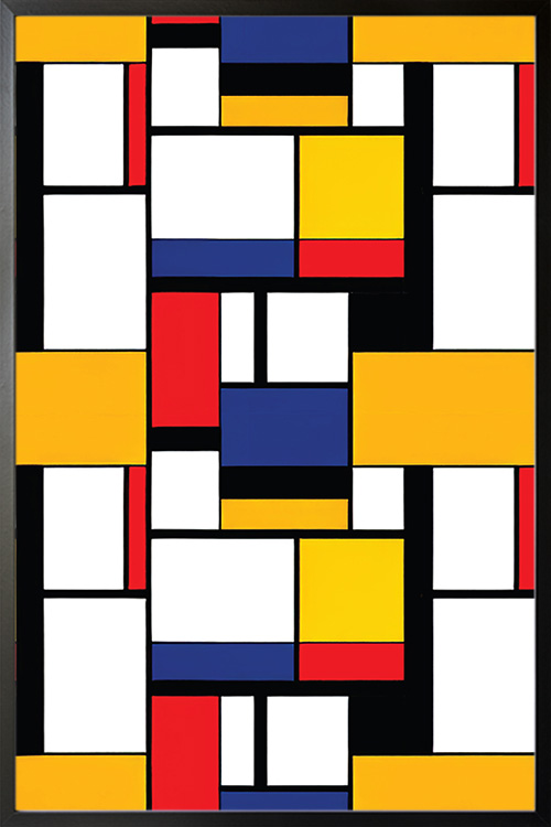 Color Tetris No 1 Poster