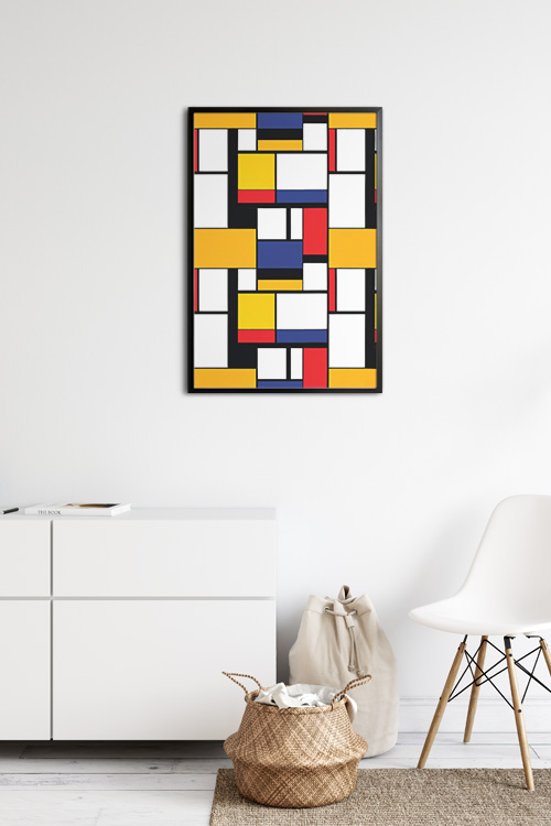 Color Tetris No 1 Poster