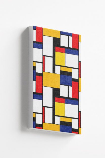 Color Tetris No 2 Canvas