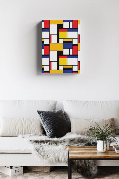 Color Tetris No 2 Canvas