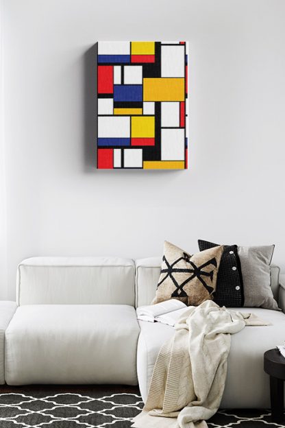 Color Tetris No 3 Canvas